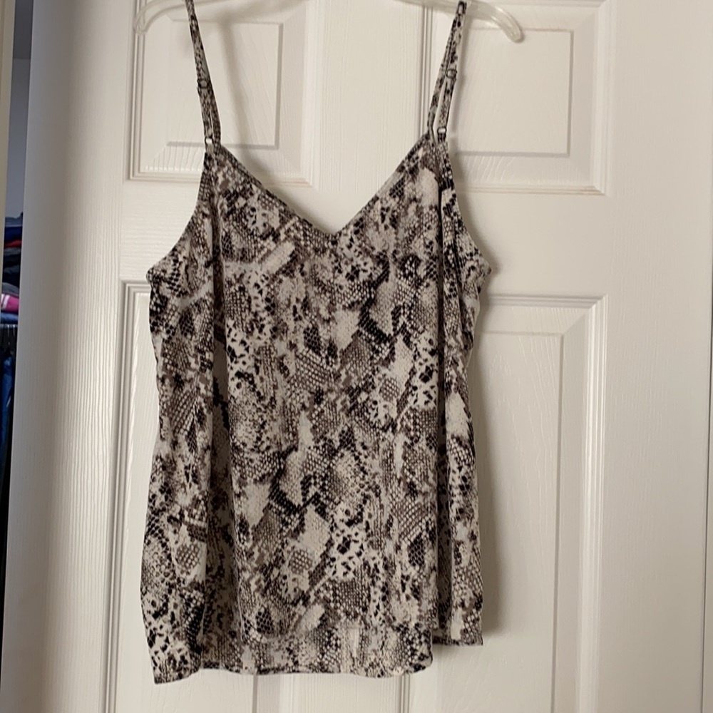 Python snake print cami top - Picture 5 of 5